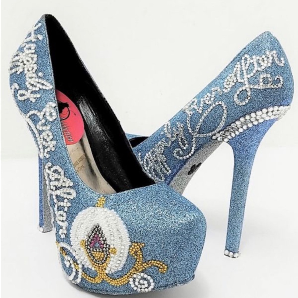 Cinderella Happily Ever After Heels Size 8